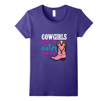 Cowgirls Are Cuter Western Girl Country Themed T-Shirt