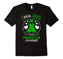 I Wear Green for Dwarfism Awareness T Shirt