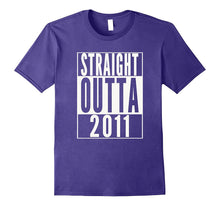 STRAIGHT OUTTA 2011 6th Birthday Fun Cool T-Shirt Gift
