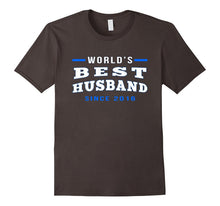 Mens World's Best Husband Since 2016 Anniversary Gift T-Shirt