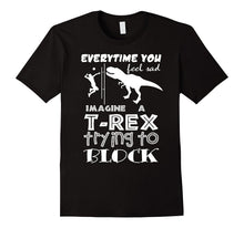Imagine a T-Rex Trying to Block Volleyball Gift T-Shirt