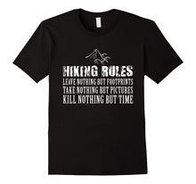 Hiking Rules T-Shirt, Funny Hiking Lover Sarcastic Quotes