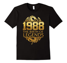 1988 the Birth of Legends Gift for 29 Yrs Years Old 29th