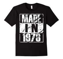 Funny Made in 1978 T-Shirt Vintage Emoji 39th Birthday Gift