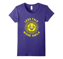 Kids Smile Shirt Less Talk More Smile T-Shirt Funny Positive