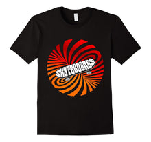 Skateboard Retro Illusion Red 70th Disco Skater LOL T-Shirt
