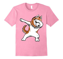 Dabbing Husky Huskies Dog Pup Fun T-Shirt