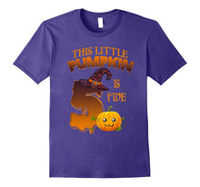 5 Years Old 5th Birthday Tshirt - Halloween Little Pumpkin