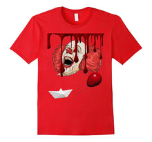 American Scary Clown Red Balloon Halloween Horror Cult Shirt