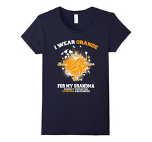 I Wear Orange for My Grandma - Leukemia Awareness T-Shirt