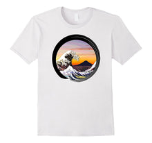 Classic Japanese Zen Art T-Shirt, Kanagawa Great Wave Enso