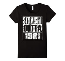 Funny Straight Outta 1981 36th Birthday T-Shirt Vintage Gift