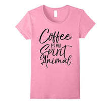 Coffee Is My Spirit Animal Shirt Vintage Funny Tee