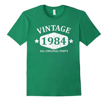 Funny Vintage 1984 33th Birthday Gift T-Shirt Best Emoji Tee