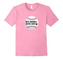 Sister Baseball Shirt Best Girl Ever W Ball N Heart T Shirt