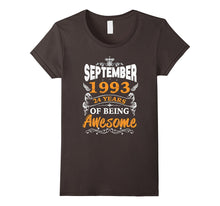 24th Birthday Awesome September 1993 T-Shirt, Birthday Gift