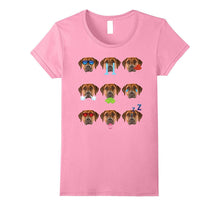 RHODESIAN RIDGEBACK Dog Nine Emotions Face Funny T-Shirt
