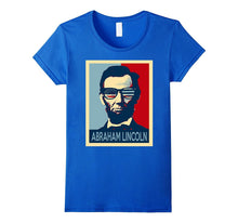 Abraham Lincoln Tshirt Wearing US Glasses
