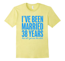 38 Years Married Anniversary Funny Wedding Gift T-Shirt