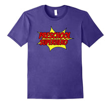 PRESCHOOL SUPERHERO Funny Comic Halloween Costume T-Shirt