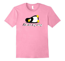 I'm on My Way Lazy Sleeping Penguin Graphic T-Shirt