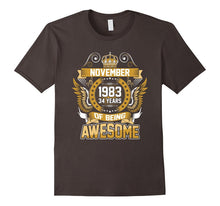 November 1983 34th Birthday 34 Years Old Gift T-Shirt