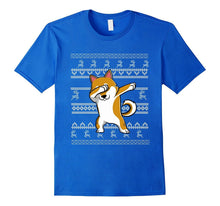 Dabbing Shiba Inu Dog Ugly Christmas Tshirt Gift for Kids