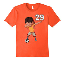 #29 Soccer Shirt Girls Funny Dabbing Dab Dance Soccer Ball