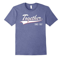 30th Anniversary Gifts Together Since 1987 Tshirt
