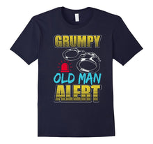 Mens "Grumpy Old Man Alert" Funny Dad Grandpa Gift T Shirt