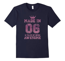 11th Birthday Gift Made in 2006 Awesome Pink T-Shirt