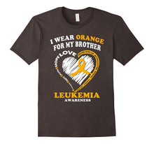 Leukemia Awareness T Shirt - I Wear Orange for My Brother