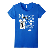Nurse by Day Cat Lover by Night Tshirt for Nurse