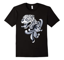 Ornamental Pitbull - Black and Gray Filigree Pit Bull