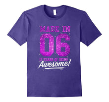 Made in 2006 Awesome 11th Birthday Girl Shirt Pink T-Shirt