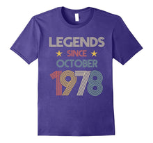 Legends Since October 1978 Shirt - 39th Birthday Gifts Shirt