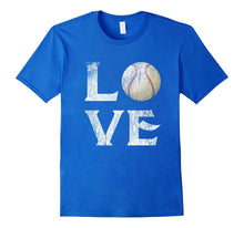 I Love Baseball Ball T Shirt Softball Gift for Mom Dad Fan