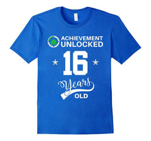 Achievement Unlocked 16 Years Old Happy 16th Birthday Shirt