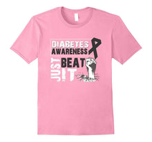 Ribbon Just Beat It Diabetes Awareness Shirts