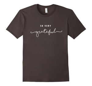 "So Very Grateful" - Christian Thanksgiving Blessed T-Shirt