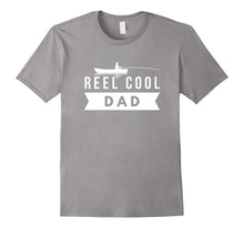 Mens Reel Cool Dad Love Fishing Daddy Grandpa Gift T-Shirt
