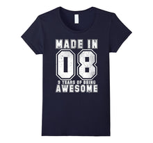 9th Birthday Gift T-Shirt Made in 08 Tee 9 Yrs Old Gift
