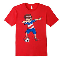 Soccer Dabbing T Shirt Dab USA Flag Dance Funny Football Boy