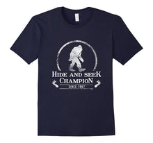 Hide & Seek Champion Since 1967 T-Shirt Funny Bigfoot