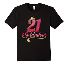 21st Birthday Queen Fabulous 21 Years Old T-Shirt