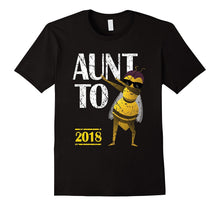 Dabbing Bee Funny Aunt to Be 2018 T Shirt