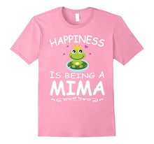 Happiness Is Being a Mima With Frog Funny T-Shirt Gift