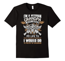 I'm a Veteran Grandpa T Shirt, Cool Grandfather T Shirt