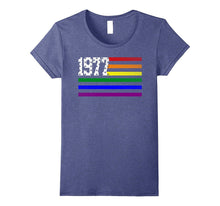 LGBT Flag EST 1977 Birthday Gift 40 Years Old Shirt