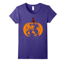Funny T-Shirt Pumpkin Gifts for Fireman in Halloween.